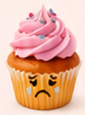 Cupcake com prejuízo